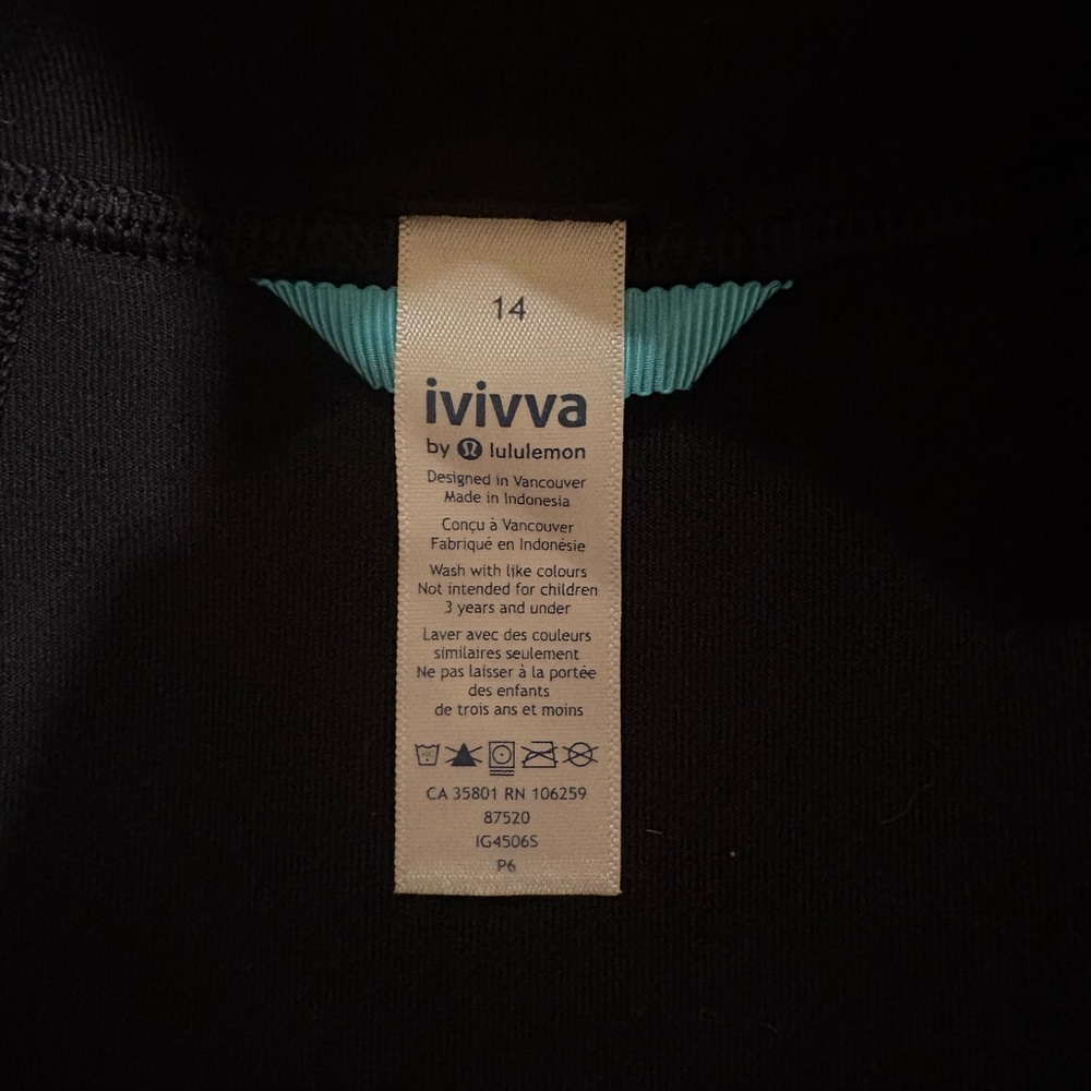 Ivivva Black Utility Jacket - Picture 5 of 6